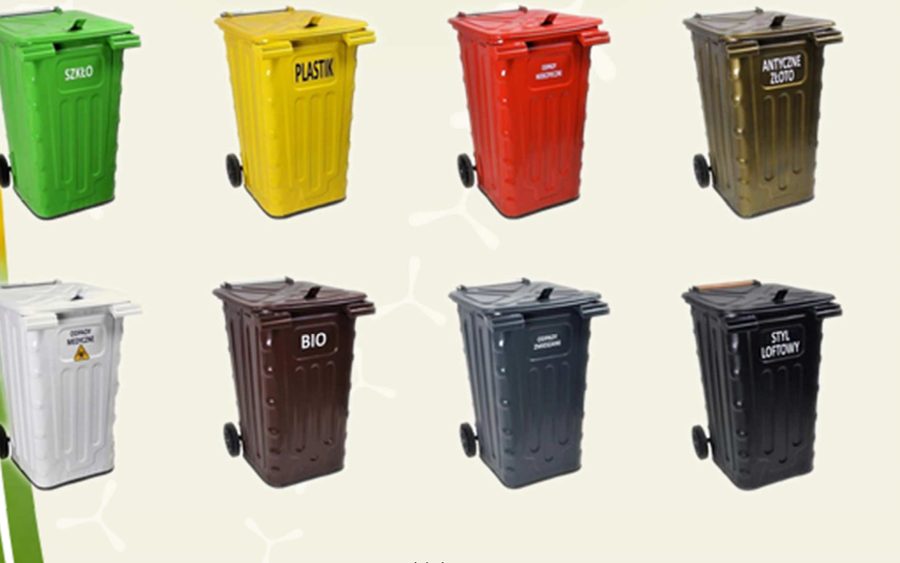120 és 240 literes robusztus fém hulladéktárolók